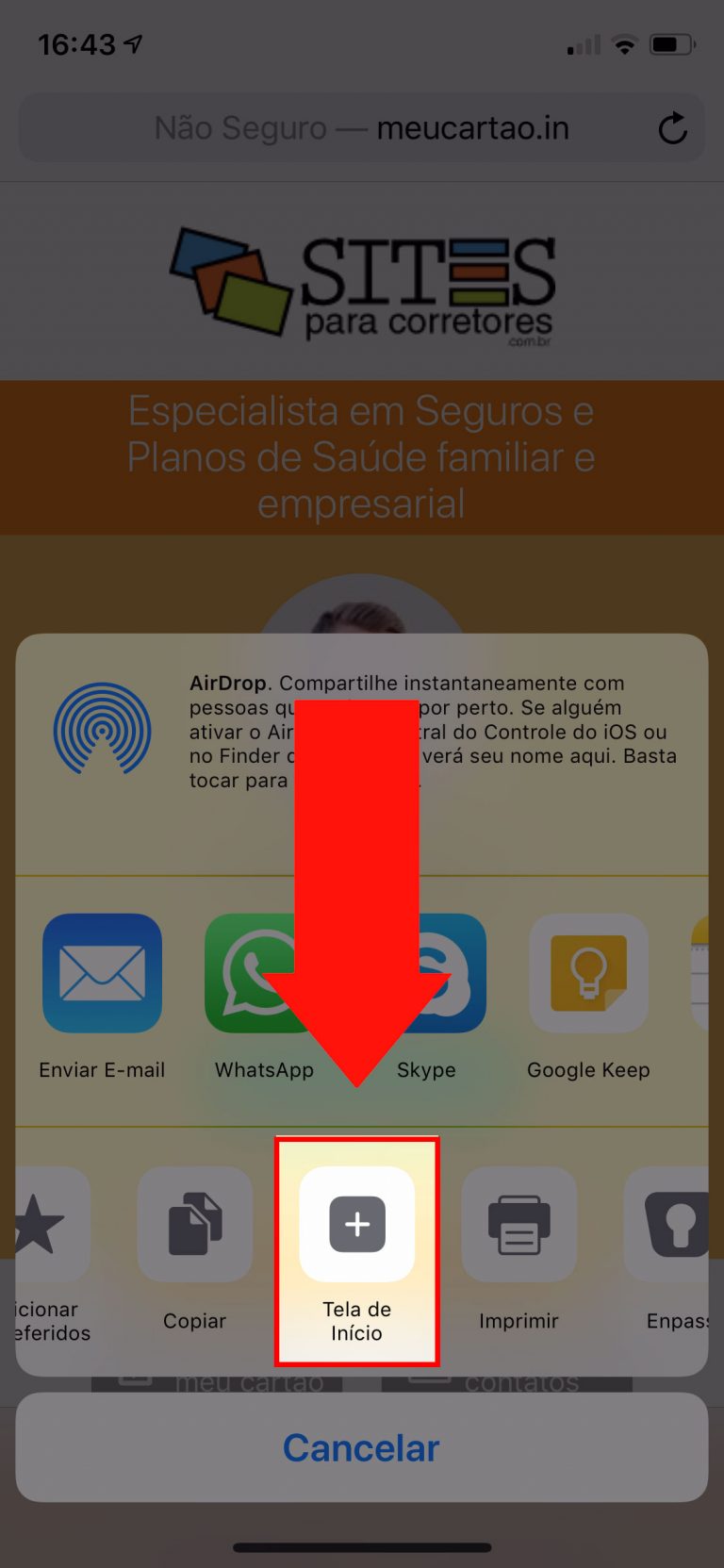 Como Salvar O Cardcor Na Tela Inicial Do Celular Ajuda Agencialinkcom 1092